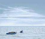 Banana Boat Stock Photo