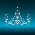 Diamond Crown Stock Photo