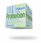 Promotion Word Means Offer Retail And Reduction Stock Photo