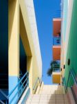 Albufeira, Southern Algarve/portugal - March 10 : Colourful Buil Stock Photo