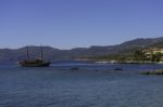 Beautiful Seascape Near A Village In Peloponesse Stock Photo