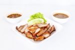 Sliced Grilled Pork Stock Photo