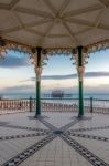 Brighton, East Sussex/uk - January 26 : View Of The Derelict Wes Stock Photo