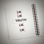 Truth Book Stock Photo