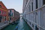 Venice Italy Sight Bridge Stock Photo