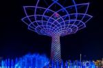 Tree Of Life At Expo In Milan Italy Stock Photo