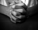 Hands Of Praying Stock Photo