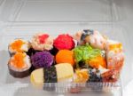 Japanese Food &quot;sushi&quot; In Plastic Box Stock Photo