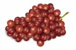 Bunch Of Red Grapes Stock Photo