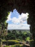 Ancient Ruins At Beeston Castle Stock Photo