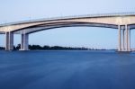 Gateway Bridge Motorway In Brisbane Stock Photo