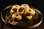 Fresh Baked Cinnamon Donuts Stock Photo