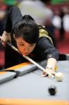 Pan Xiaoting Billiard Player Stock Photo