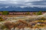 Autumn In The Grand Tetons Stock Photo