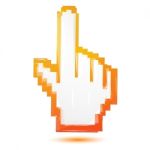 Hand Cursor Stock Photo