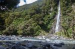 Thunder Creek Falls Stock Photo