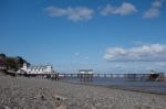 Cardiff Uk March 2014 - View Of Penarth Pier Stock Photo