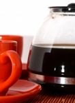 Cup Of Brewed Coffee Stock Photo