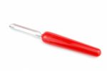 Red Peeler On White Stock Photo