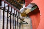 Istanbul, Turkey - May 25 : View Of A Staircase In A Courtyard In The Grand Bazaar In Istanbul Turkey On May 25, 2018 Stock Photo