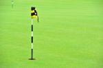 Practice Golf Putting Hole Stock Photo