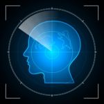 Bull And Bear Stock Market Human Head Radar Stock Photo