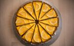 Lemon Cheese Pie Stock Photo