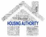 Housing Authority Means Low Income And Assisted Stock Photo