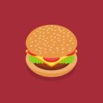 Sandwich Isometric Style Stock Photo