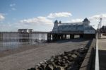 Cardiff Uk March 2014 - View Of Penarth Pier Stock Photo