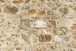 Unshaped Stone Wall Pattern Stock Photo