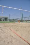 Beach Volleyball Stock Photo