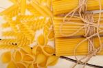 Bunch Of Italian Pasta Type Stock Photo