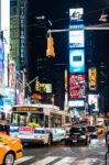 New York Times Square Stock Photo