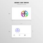 Abstract Creative Business Cards Design Template Stock Photo