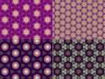 Abstract Kaleidoscopic Background Stock Photo