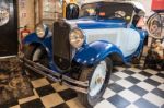 Old Mg Y 1950 In The Motor Museum At Bourton-on-the-water Stock Photo