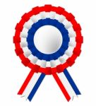 Dutch Rosette Shows The Netherlands And Certificate Stock Photo