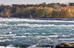 Beautiful Image With Amazing Powerful Niagara River Stock Photo