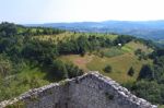 Panoramic View From Castle Stock Photo