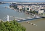 View Of The River Danube In Budapest Stock Photo