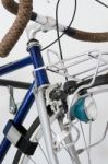 Close Up Of Touring Bicycle Stock Photo