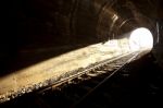 Train Tunnel Stock Photo