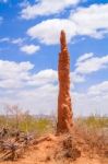 Termite Moud In Ethiopia Stock Photo