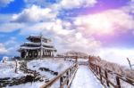 Deogyusan Mountains Is Covered By Snow In Winter,south Korea Stock Photo