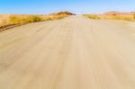 Roads In Namibia Stock Photo