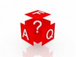 Faq Question Mark Stock Photo