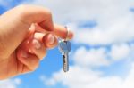 Key In Hand Stock Photo