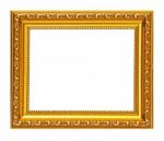 Gold Frame Stock Photo