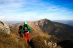 MountainTrekking Stock Photo